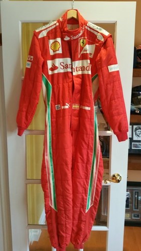 2010 Fernando Alonso race used suit For Sale