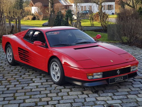1988 Ferrari Testarossa Monodado, only 13.217 km from new! For Sale