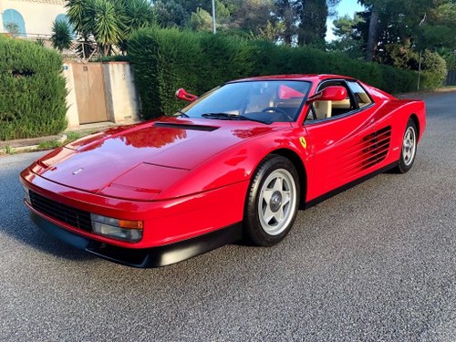 1987 Ferrari Testarossa berlinette "monospecchio" For Sale by Auction