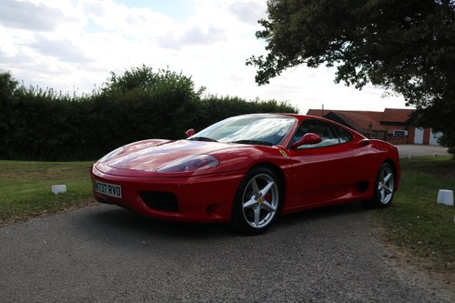 2000 Immaculate Ferrari 360 F1, FSH, Stradale TSU In vendita