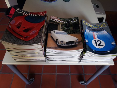 0000 Cavallino Magazine. batch of 127 issue's. For Sale