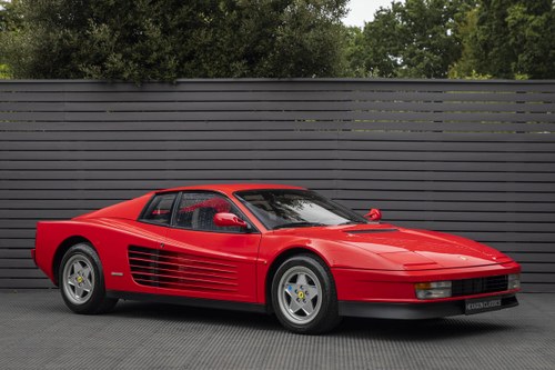 1989 Ferrari Testarossa LHD ONLY 2250 MILES CLASSICHE CERTIFIED SOLD