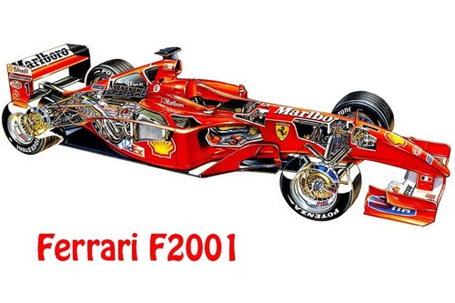 Engine Block Ferrari F1 F2001 Type 050 For Sale
