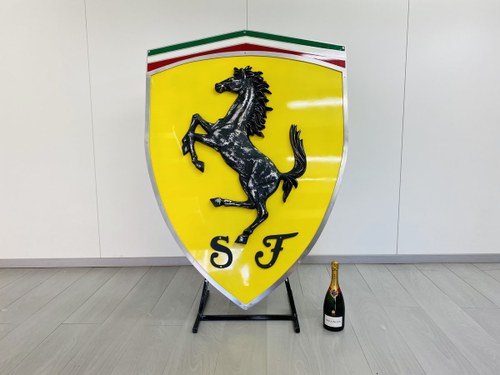 1990 Ferrari 1.6 meter logo For Sale