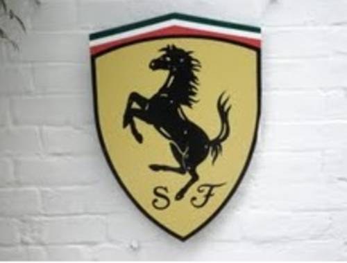 Ferrari 2ft repro garage wall sign For Sale