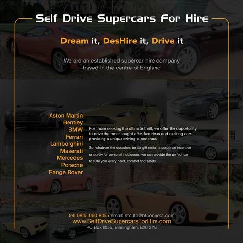 Self Drive Supercars For Hire For Hire