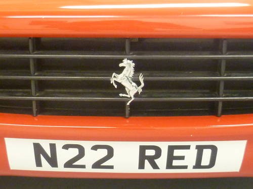 PRIVATE PLATE FOR SALE N22 RED For Sale