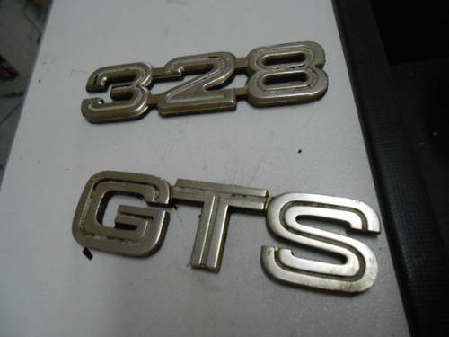 Ferrari 328 Gts badges In vendita
