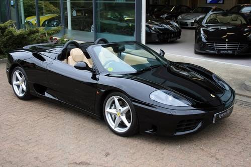 2003 Ferrari 360 3.6 Spider F1, 1 owner from new, 7,981 miles!!! For Sale