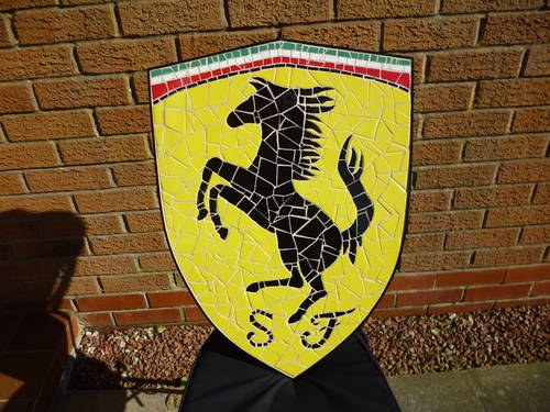 Ferrari Mosaic Shield For Sale