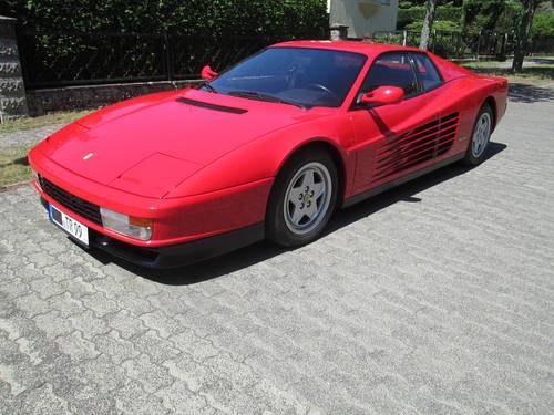 1991 Ferrari Testarossa only 24500km German delivery In vendita
