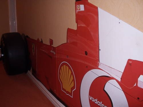 Full Size Cardboard Standee of Schumachers F1 Car SOLD
