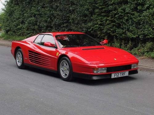 1991 Ferrari Testarossa VENDUTO