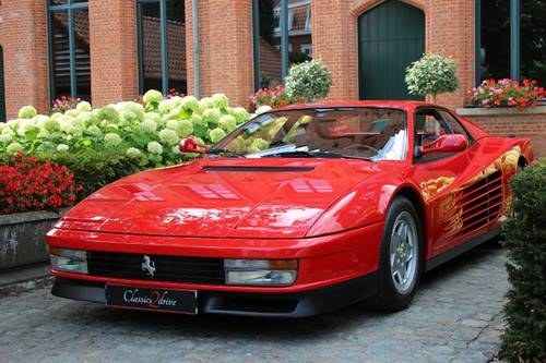 Very nice LHD Ferrari Testarossa from 1989 SOLD