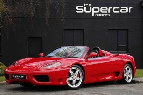 2002 Ferrari 360 Spider - F1 - Sports Seats In vendita