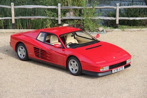 1991 Low mileage dry stored Ferrari Testarossa for sale SOLD