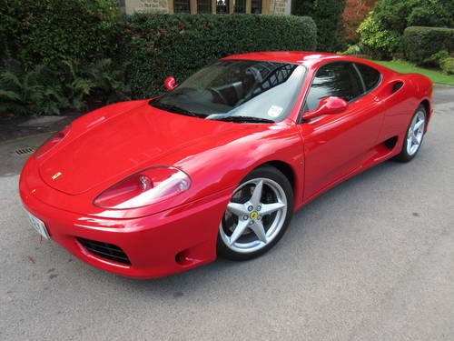 2001 SOLD-ANOTHER REQUIRED Ferrari 360 Modena 6-speed manual.  SOLD