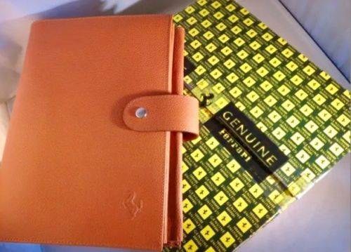 Genuine OEM Ferrari Leather Document Wallet/Pouch For Sale