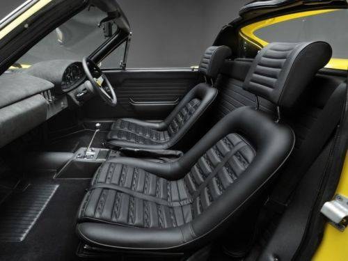Ferrari 246 Complete Black Leather Restoration Trim  Rest In vendita