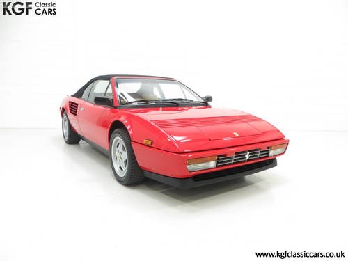 1987 Ferrari Mondial 3.2 Cabriolet with an Incredible 2,868 Miles SOLD