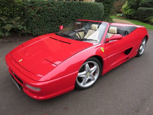1998 SOLD-ANOTHER REQUIRED Ferrari 355 F1 spider-Category D SOLD