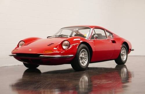 1970 Ferrari Dino 246 GT = Rare RHD  + Red(~)Black driver  $obo For Sale