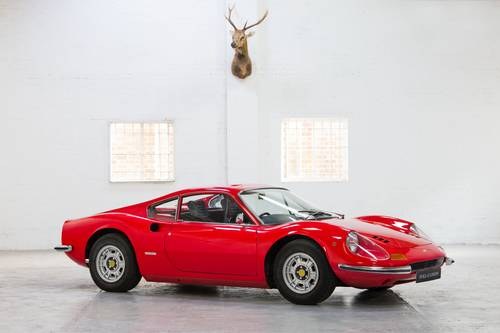 1973 Ferrari 246GT Dino RHD UK Car 33,000miles Rosso Chiaro For Sale