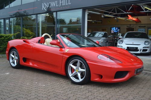 2002 Ferrari 360 3.6 Spider manual - 31,500 miles In vendita
