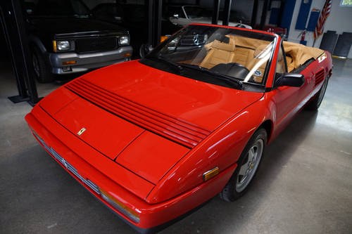 1989 Ferrari Mondial t Cabriolet with 9,242 orig miles SOLD