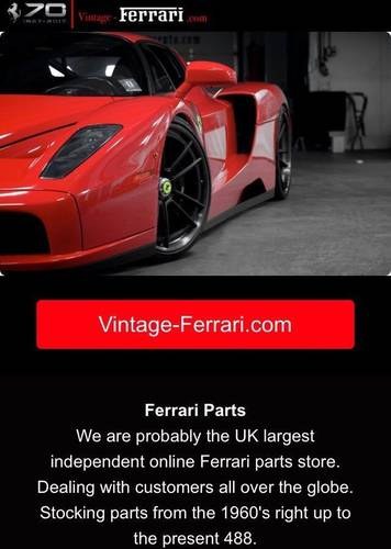 2018 Ferrari Restorations vintage-Ferrari.com For Sale