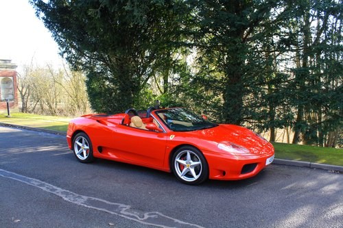 Ferrari 360 Spider 6 speed Manual. 2003. 22,000 Miles In vendita