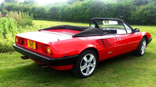 1985 Ferrari Cabrio QV Stunning -17,600 from new! In vendita