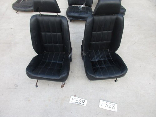Ferrari 328 black leather  seats  For Sale