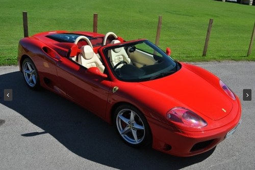 2004 Ferrari 360 Spider Manual - 18,000 Miles SOLD