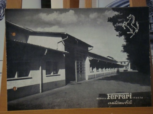 1949 Ferrari 166 inter brochure In vendita