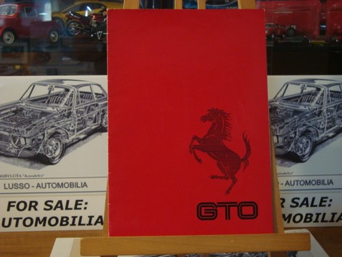 1984 Ferrari 288 GTO brochure In vendita