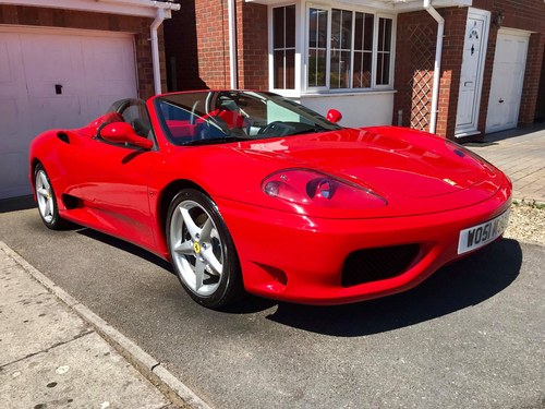 2001 Ferrari 360 Spider, 6sp Manual, LHD, low miles For Sale
