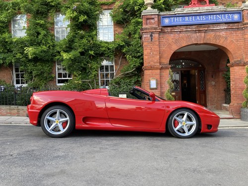 2001 Stunning 360 Spider, manual, amazing history & condition For Sale