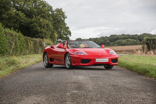 2003 Ferrari 360 Spider RARE manual UK RHD SOLD