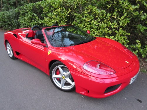 2001 SOLD-Another keenly required Ferrari 360 spider manual In vendita