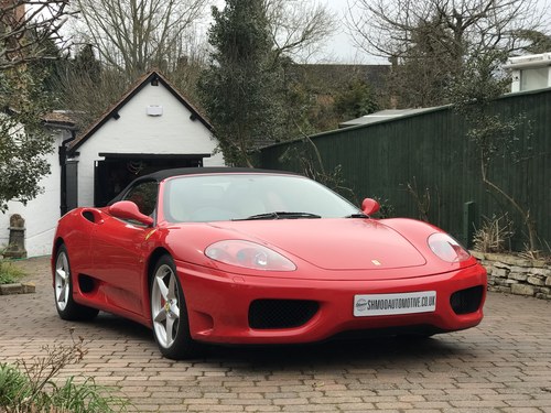 2003/52 Plate - Ferrari 360 Spider F1 – 33,500 miles. VERKAUFT