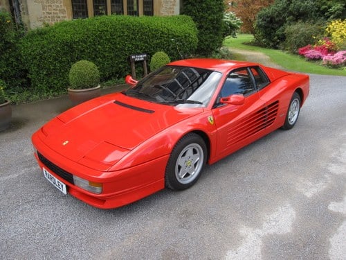 1989 SOLD-Another required  Ferrari Testarossa-ex Nick Mason For Sale
