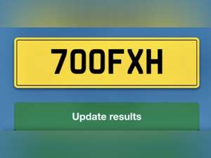1968 700FXH  personalised reg number on retention For Sale (picture 1 of 12)