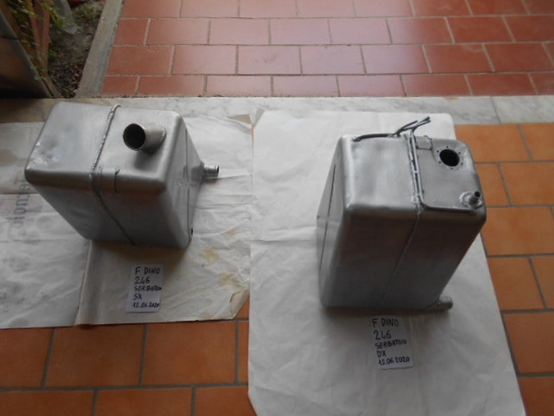 Fuel tank left and right Ferrari Dino 246