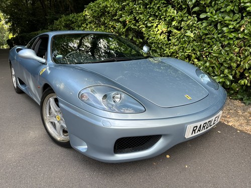 2002 SOLD-Another keenly required Ferrari 360 Modena 6-speed man. In vendita