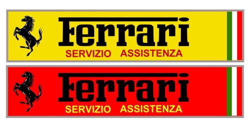 Picture of Ferrari Service Signs Aluminum replica sign from the 70s