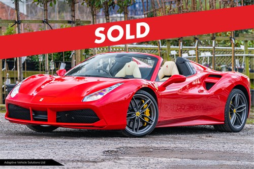 2019 Ferrari 488 Spider - Carbon & Crema Int + Lift + CarPlay For Sale