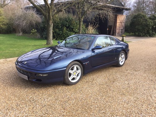1995 SOLD -Another required Ferrari 456 GT. One of 49 In vendita