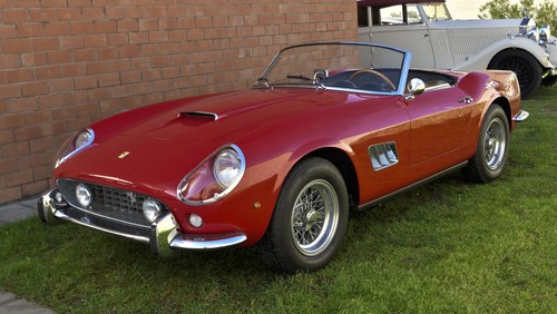 1962 Ferrari 250GTE with Alligretti California Spyder style For Sale
