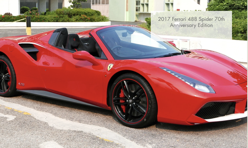 2017 Ferrari 488 Spider 70th Anniversary Edition For Sale